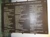 Middle section of bronze plaque (while in temporary storage)