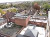 View of the Memorial Hospital from the rooftop of Peterborough District Hospital 2 (pre redevelopment of site)